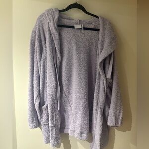 FP Lavender Hooded Cardigan